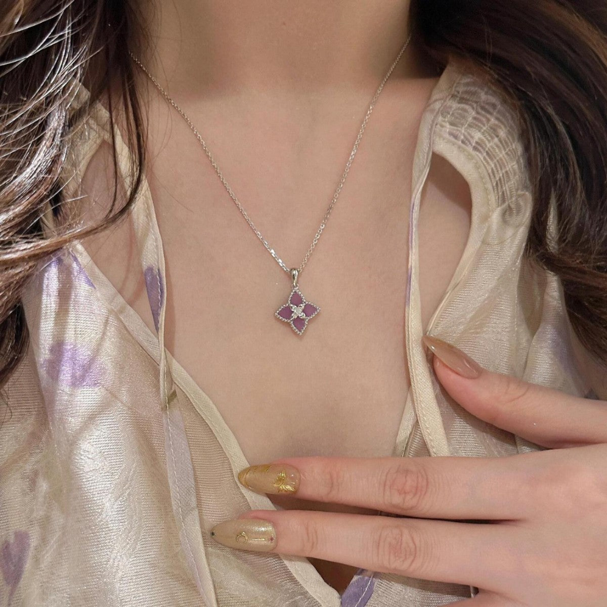 New Jewelry Laser Flower Bracelet