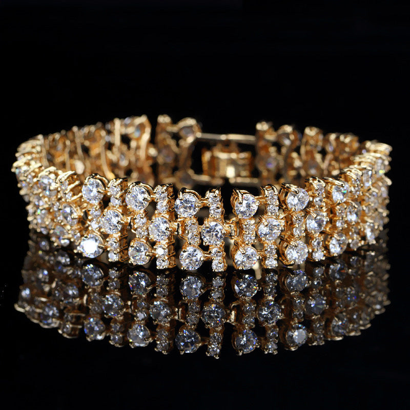 European and American Fashion Zircon Bracelet