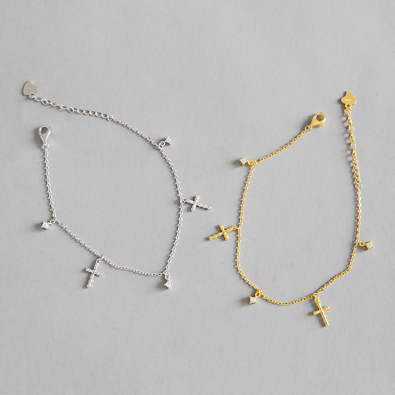Dainty Gold Charm Bracelet