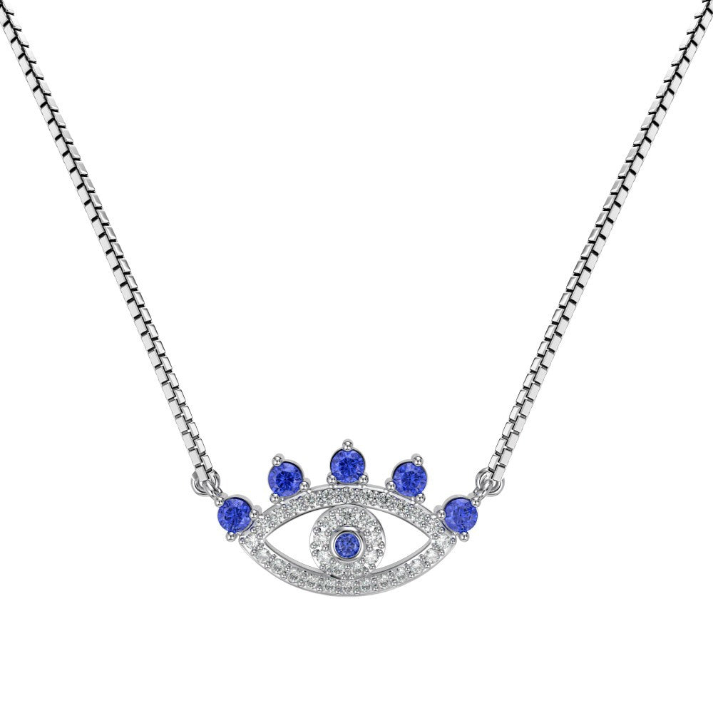 925 Sterling Silver Evil Eye Necklace
