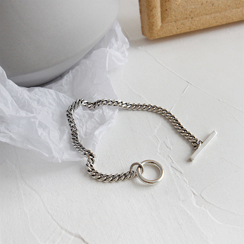 Logo - Engraved Toggle Chain Bracelet