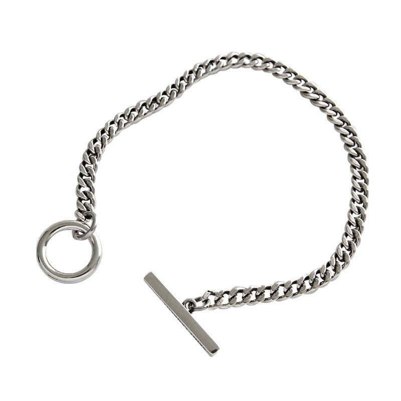 Logo - Engraved Toggle Chain Bracelet