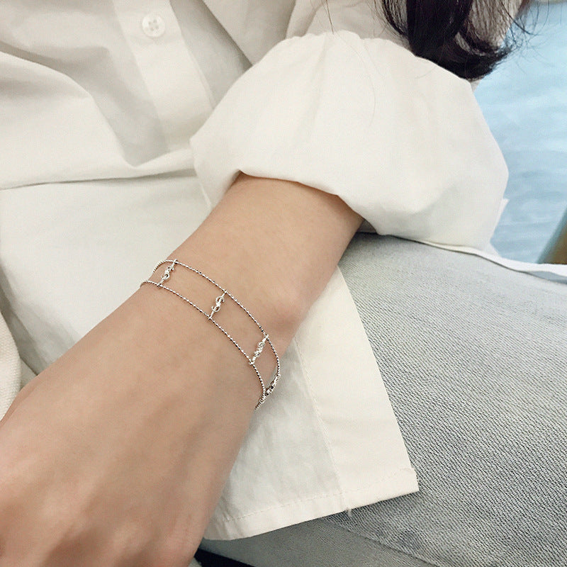 Dollar Sign Double - Layer Bracelet