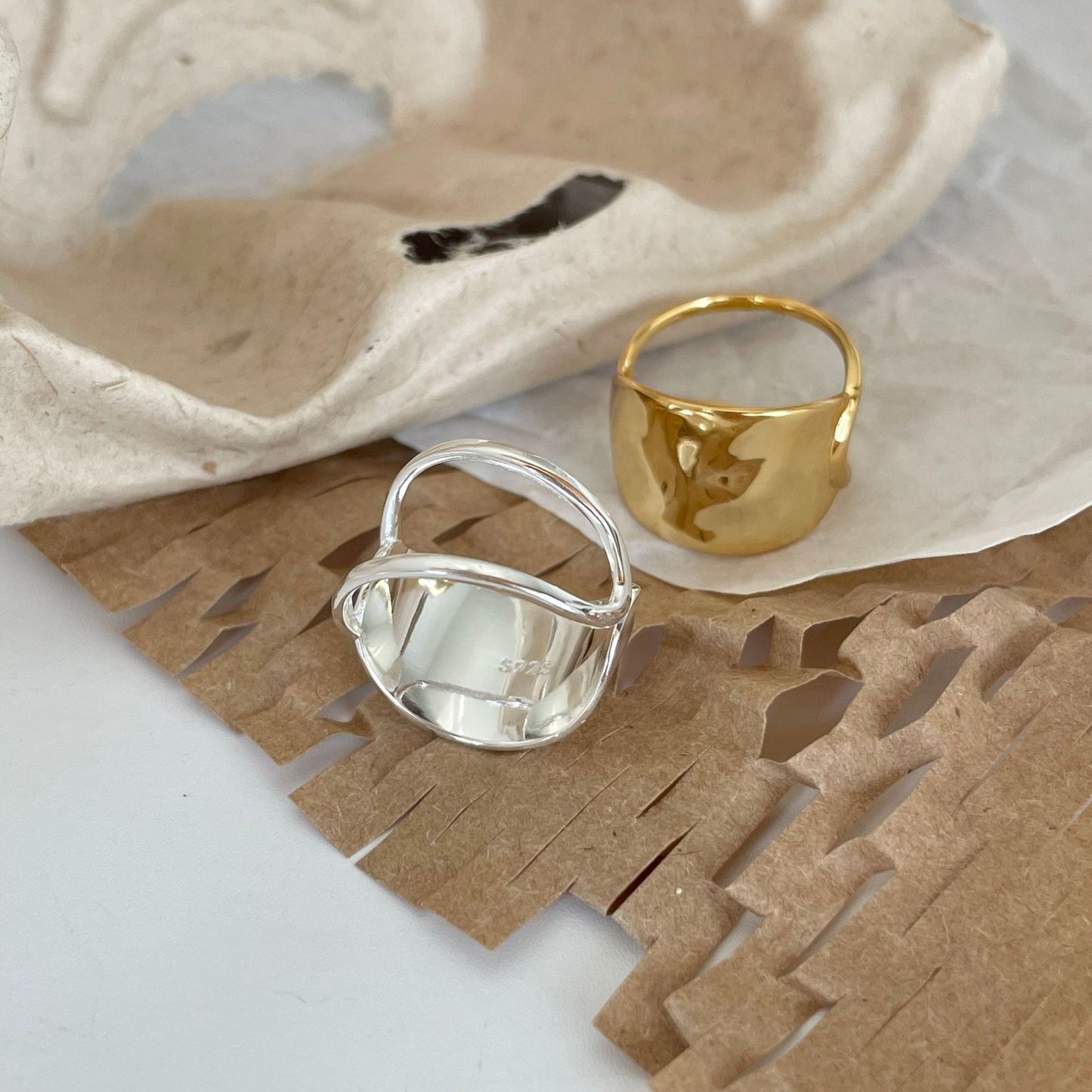 Minimalist Open - Band Gold - Tone Ring | Bold US Style
