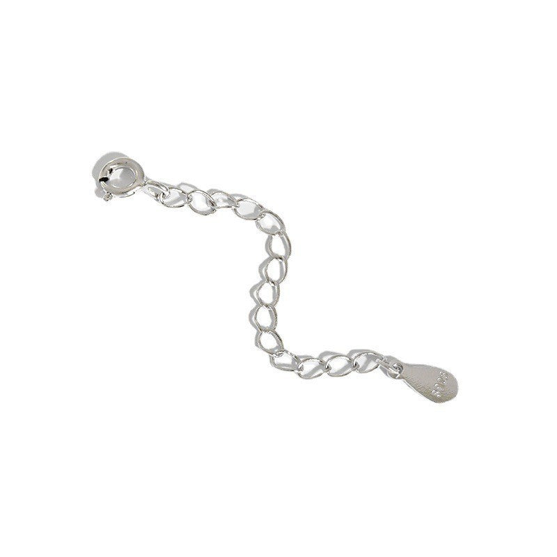 Silver Extension Chain with Tag