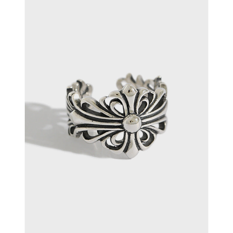 Couple's Vintage Filigree Silver Rings