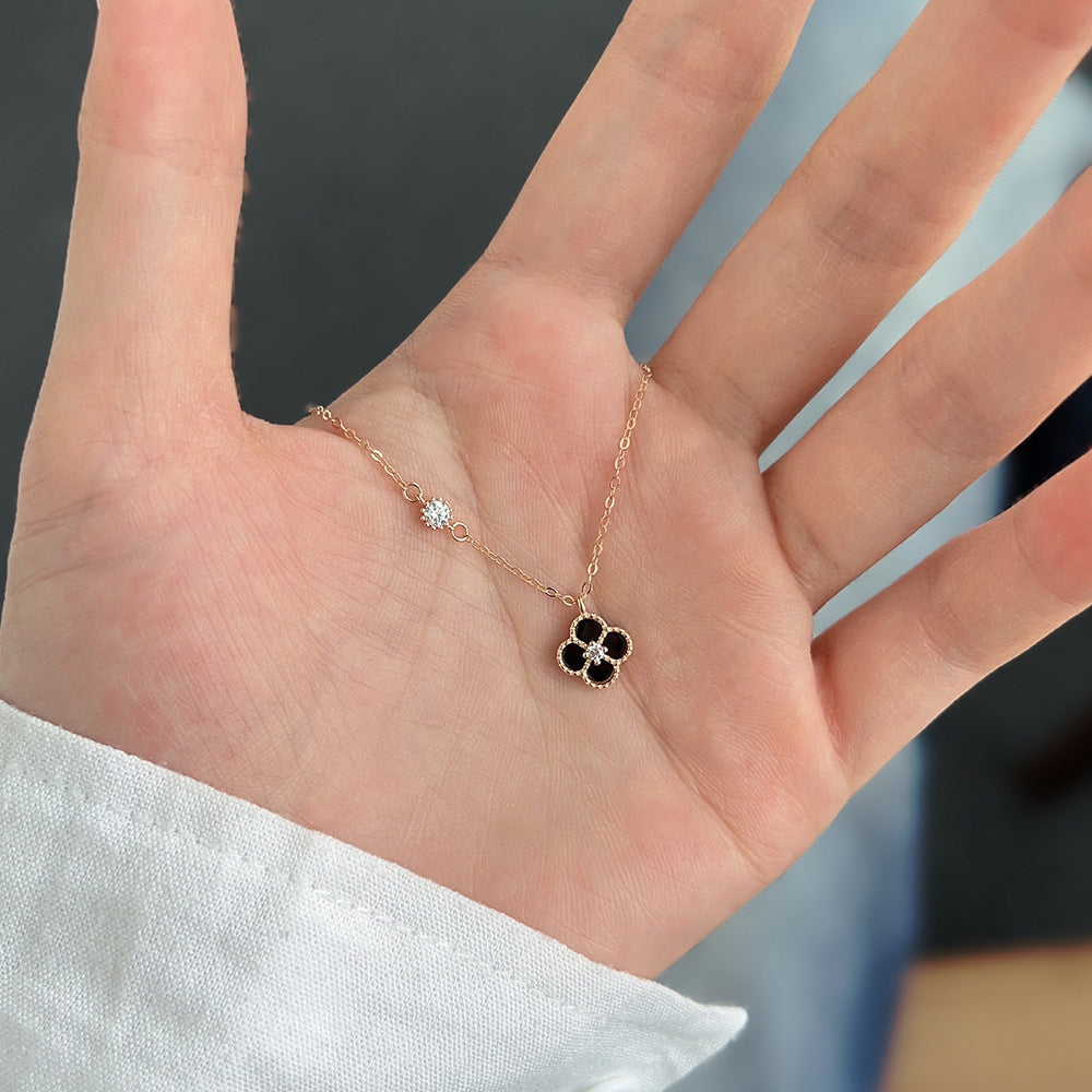 925 Sterling Silver Clover Pendant Necklace