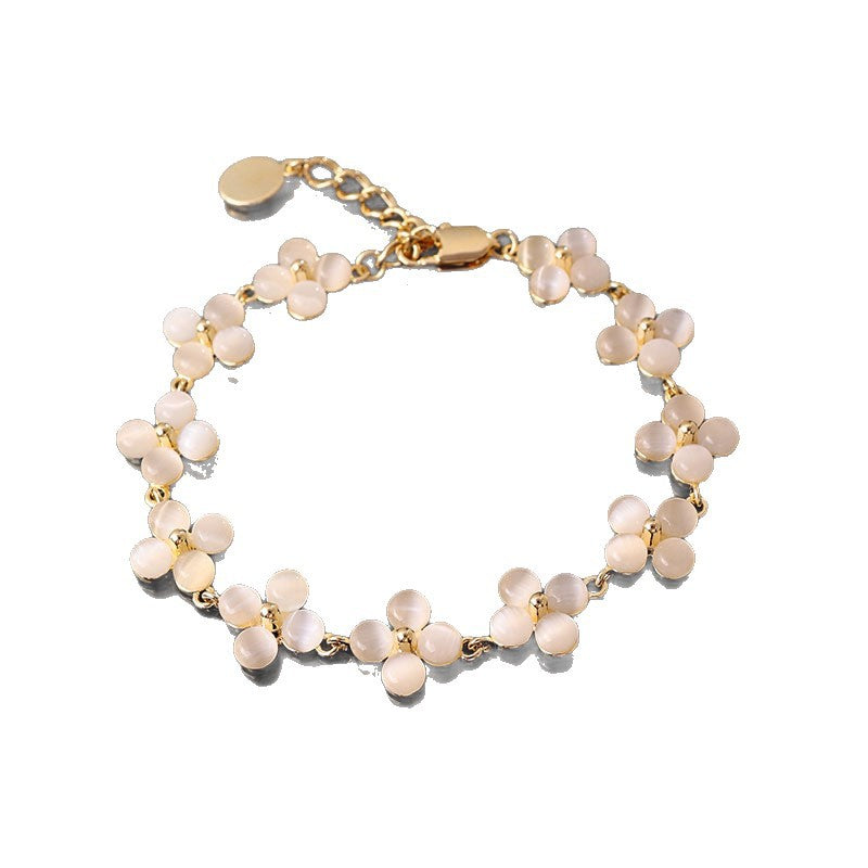 Freshwater pearl bracelet ins style fashion personality creative versatile bracelet