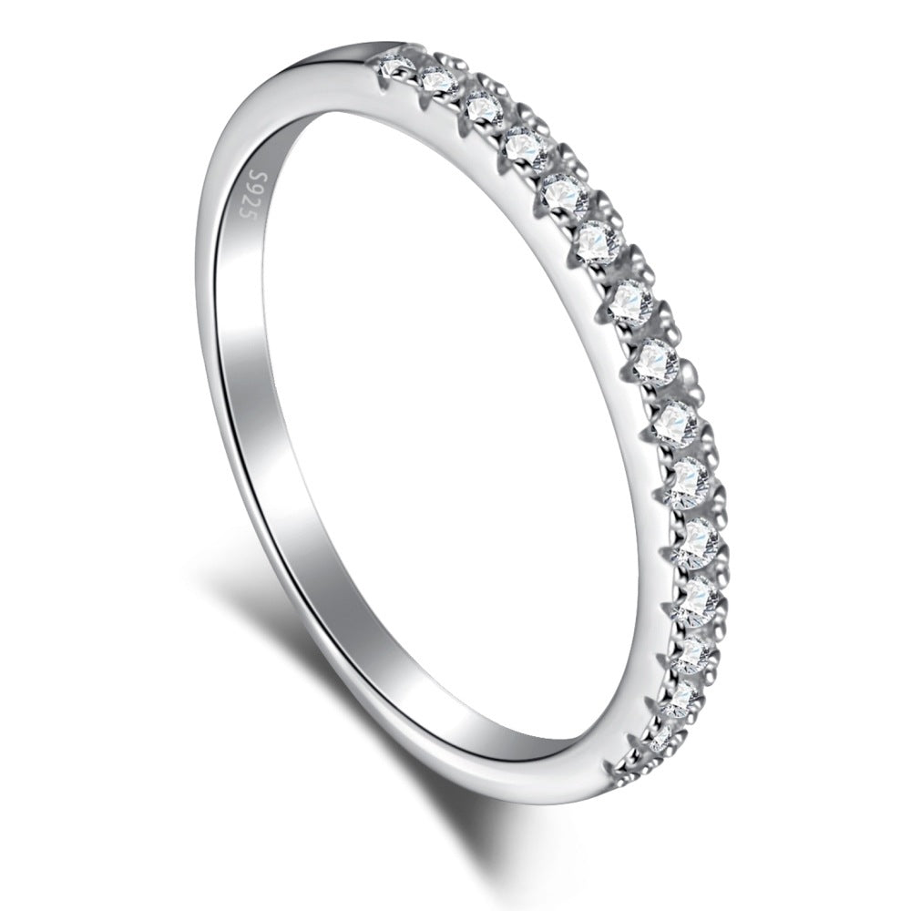 925 Sterling Silver Eternity Band Ring