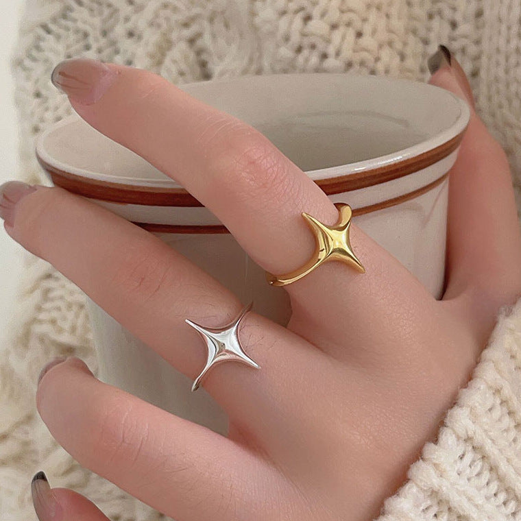Star - Shaped Open Ring