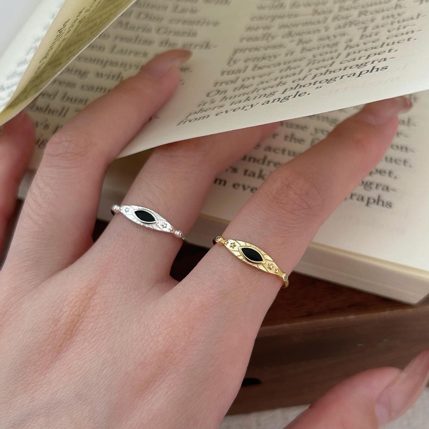 Oval Gemstone Ring