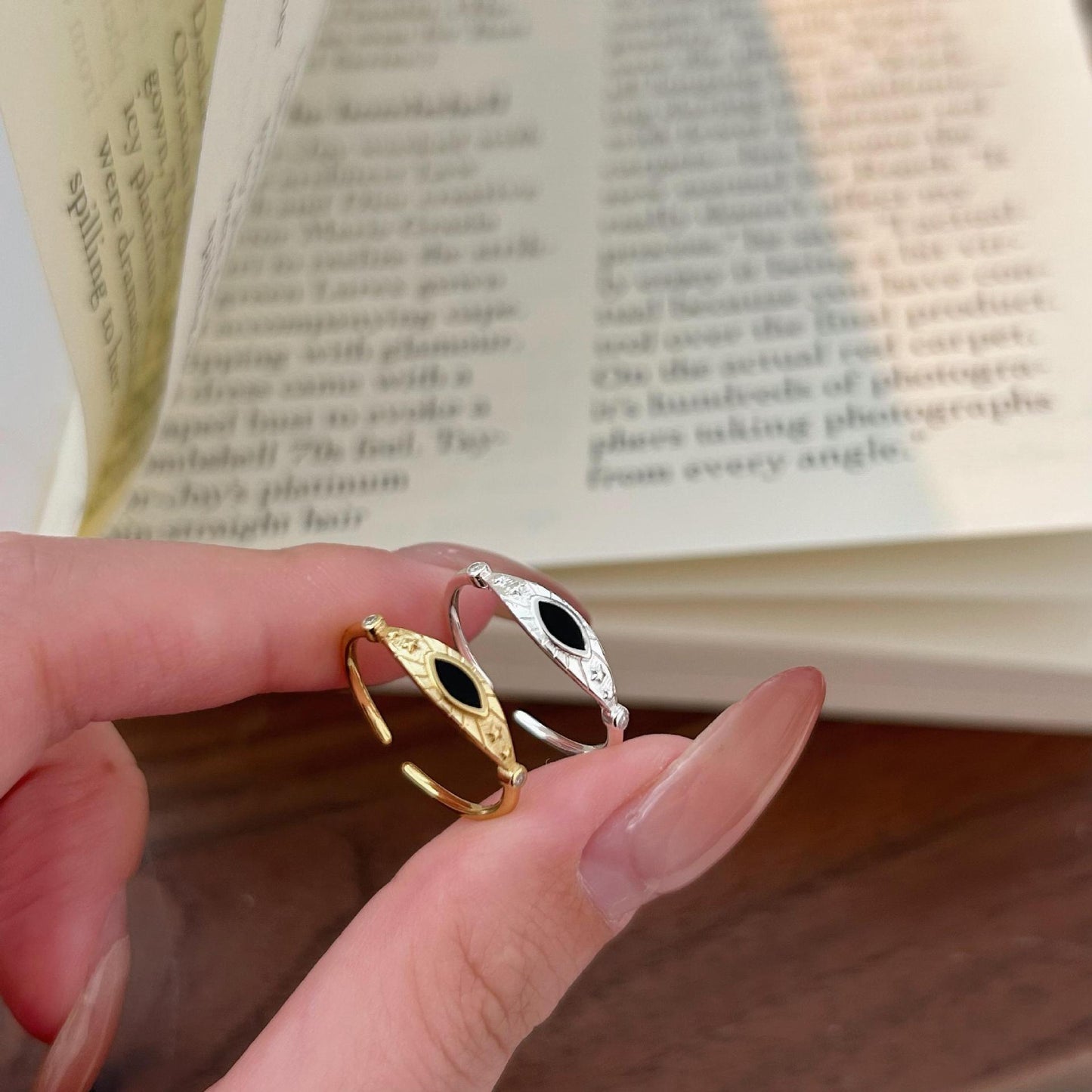 Oval Gemstone Ring