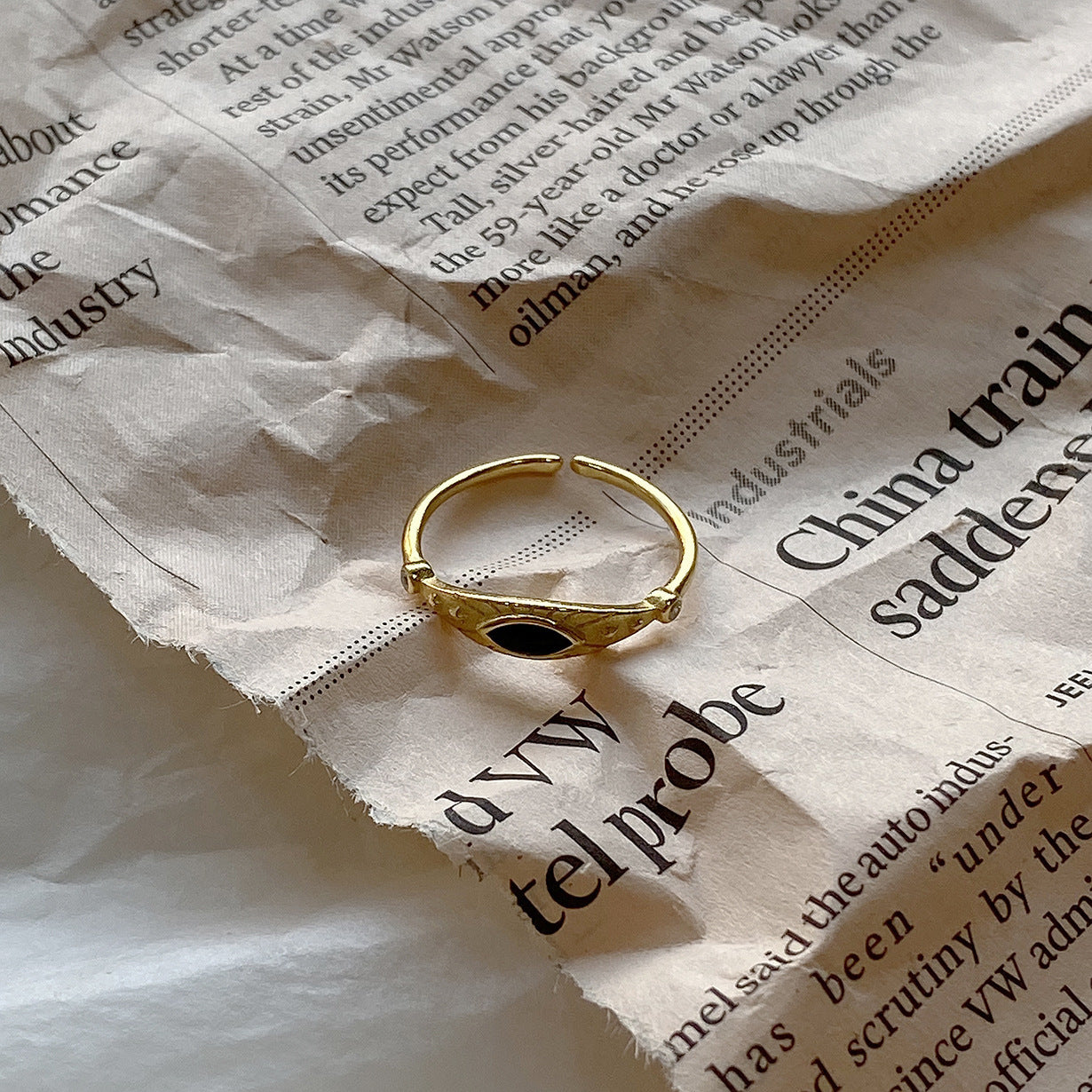 Oval Gemstone Ring
