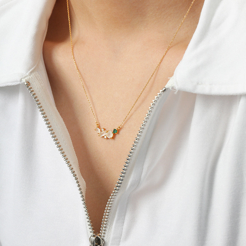 Colorful Gemstone Gold Necklace