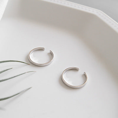 925 Sterling Silver Minimalist Open Ring