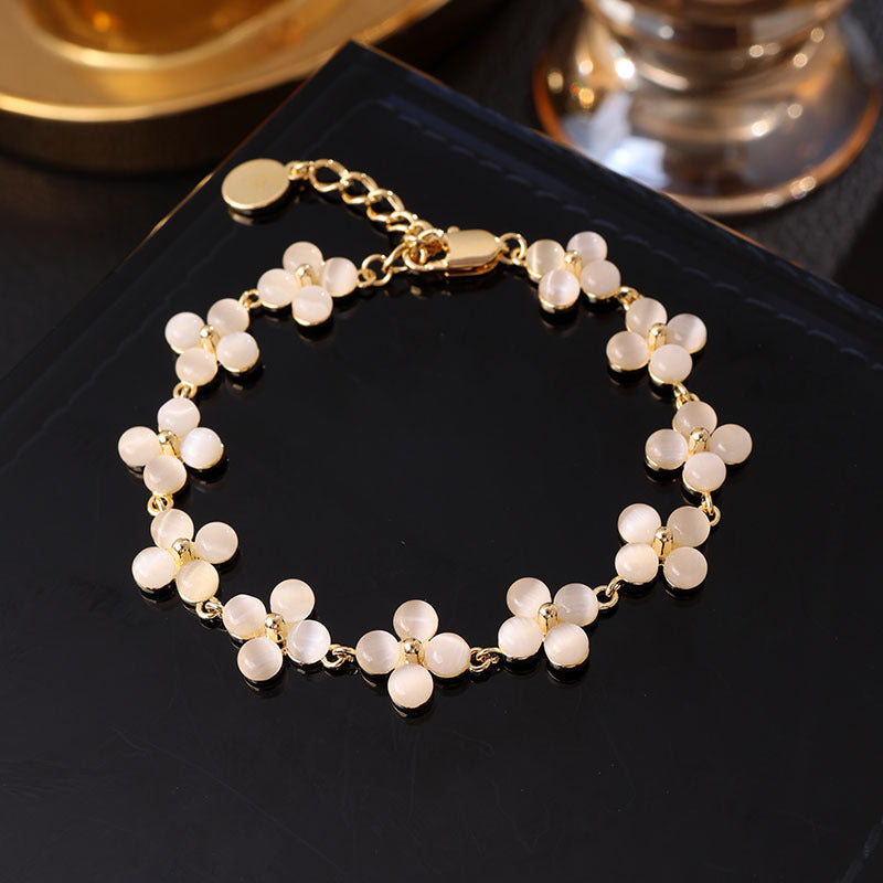 Freshwater pearl bracelet ins style fashion personality creative versatile bracelet
