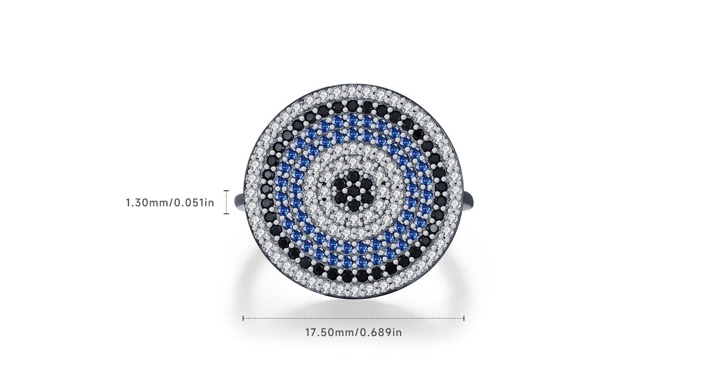 S925 sterling silver sweet cool style ring