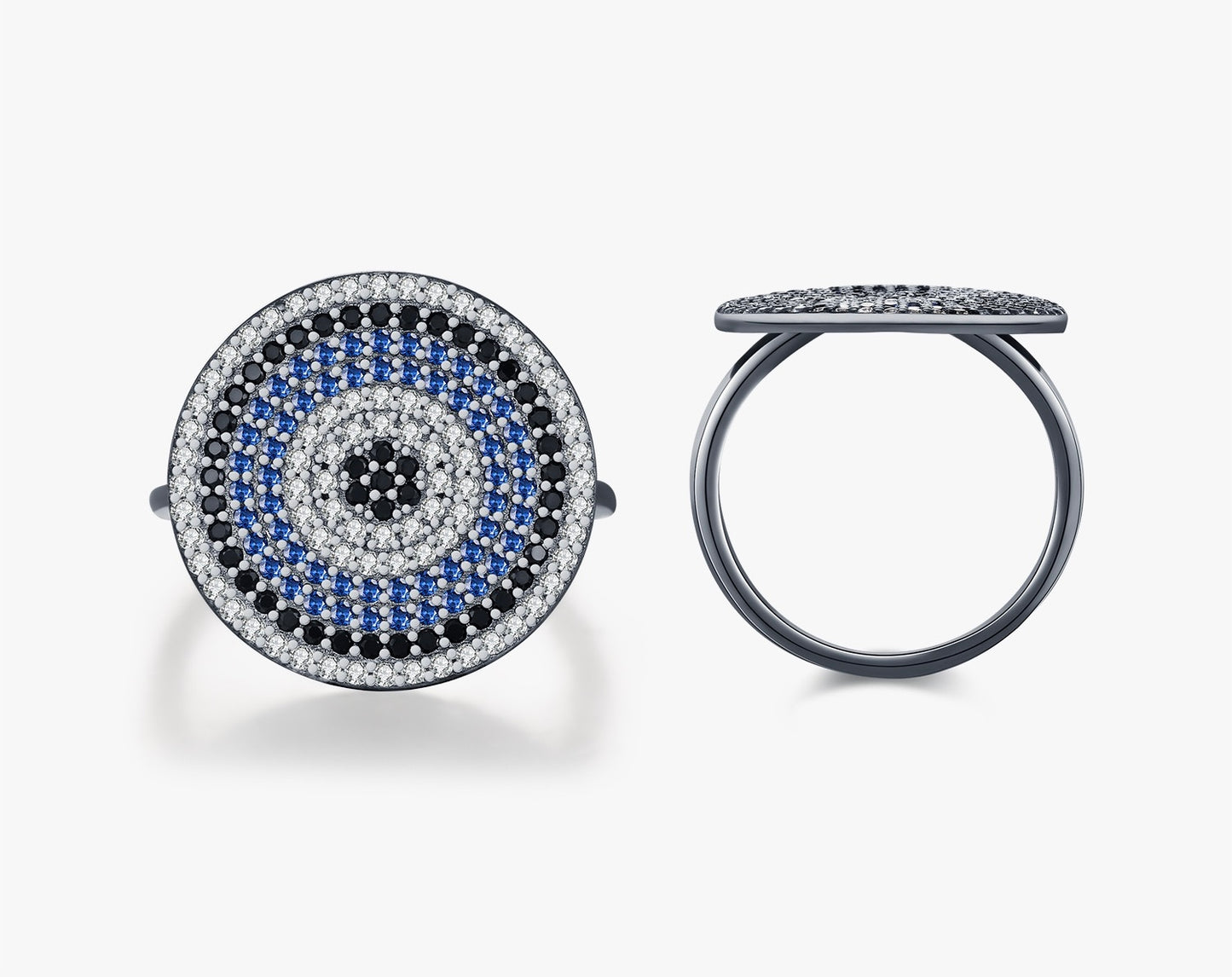 S925 sterling silver sweet cool style ring