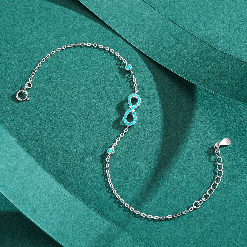 S925 sterling silver temperament symbol bracelet