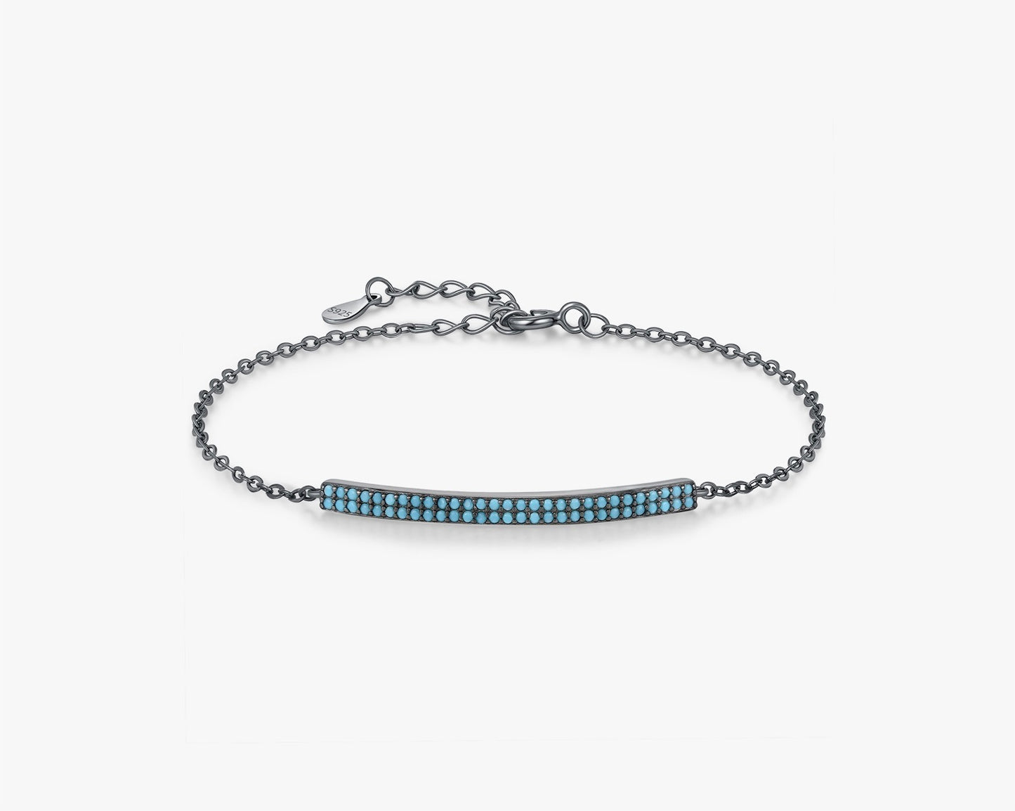 S925 sterling silver retro simple bracelet