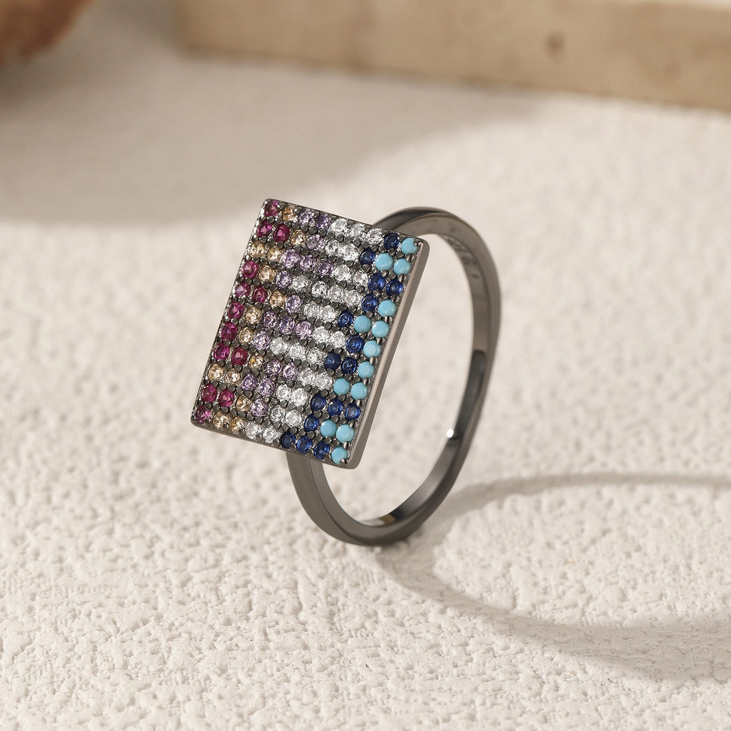 S925 sterling silver turquoise ring