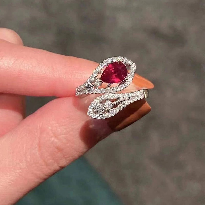 S925 silver snake ring