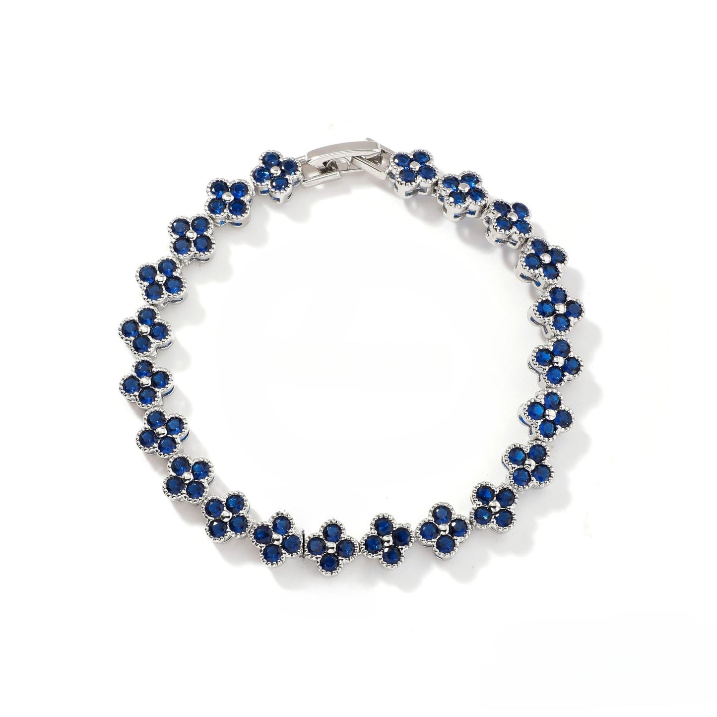 Live broadcast room four-leaf clover full diamond bracelet
