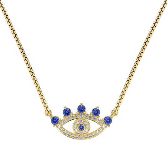 925 Sterling Silver Evil Eye Necklace