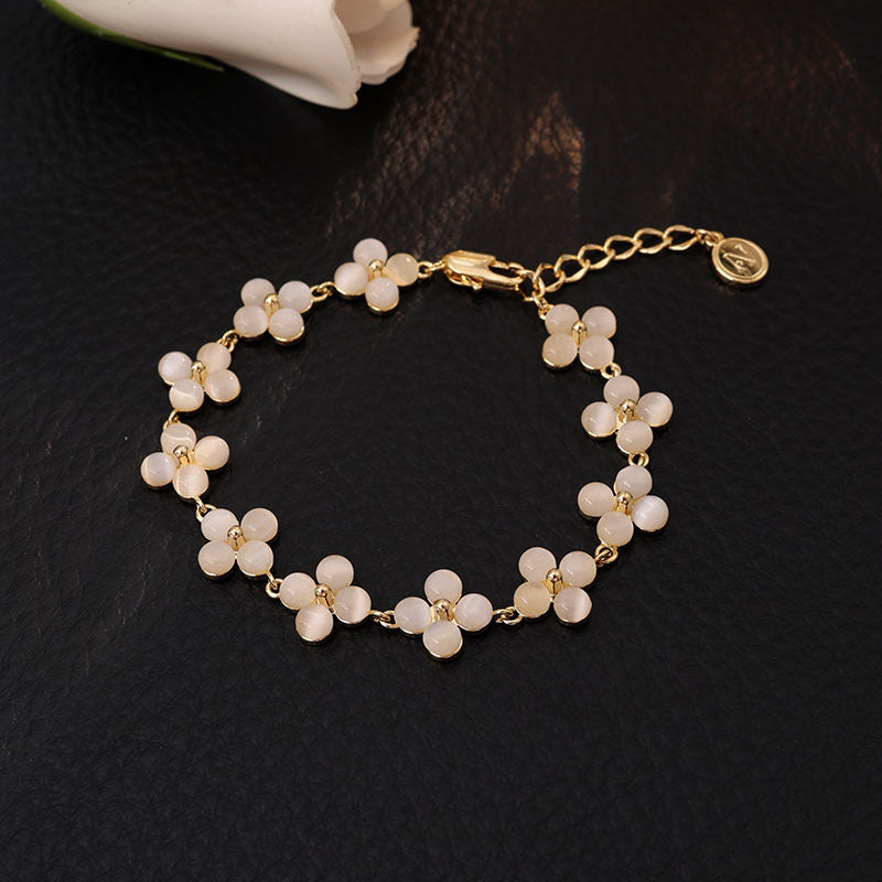 Freshwater pearl bracelet ins style fashion personality creative versatile bracelet