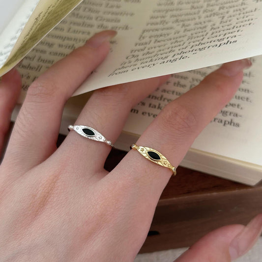 Oval Gemstone Ring