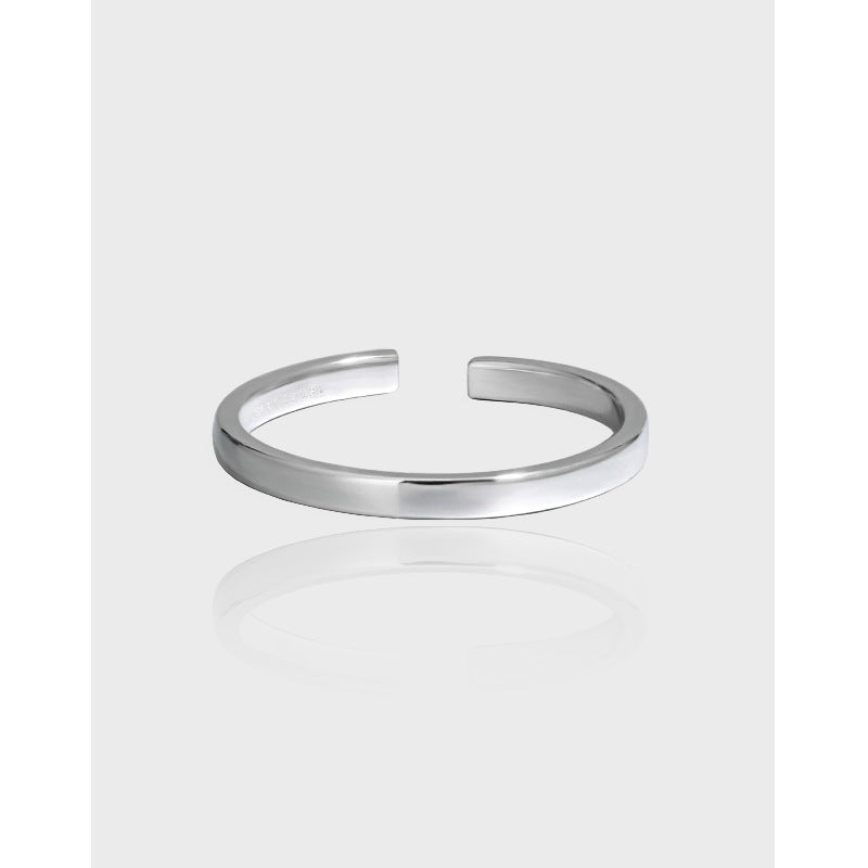 925 Sterling Silver Minimalist Open Ring