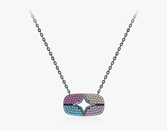 S925 sterling silver trendy cool necklace