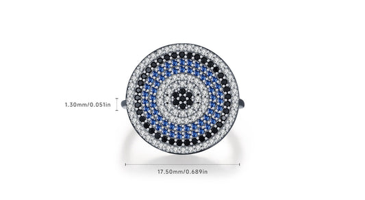 S925 sterling silver sweet cool style ring
