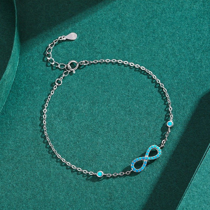 S925 sterling silver temperament symbol bracelet