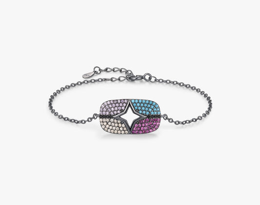 S925 sterling silver elegant cool bracelet