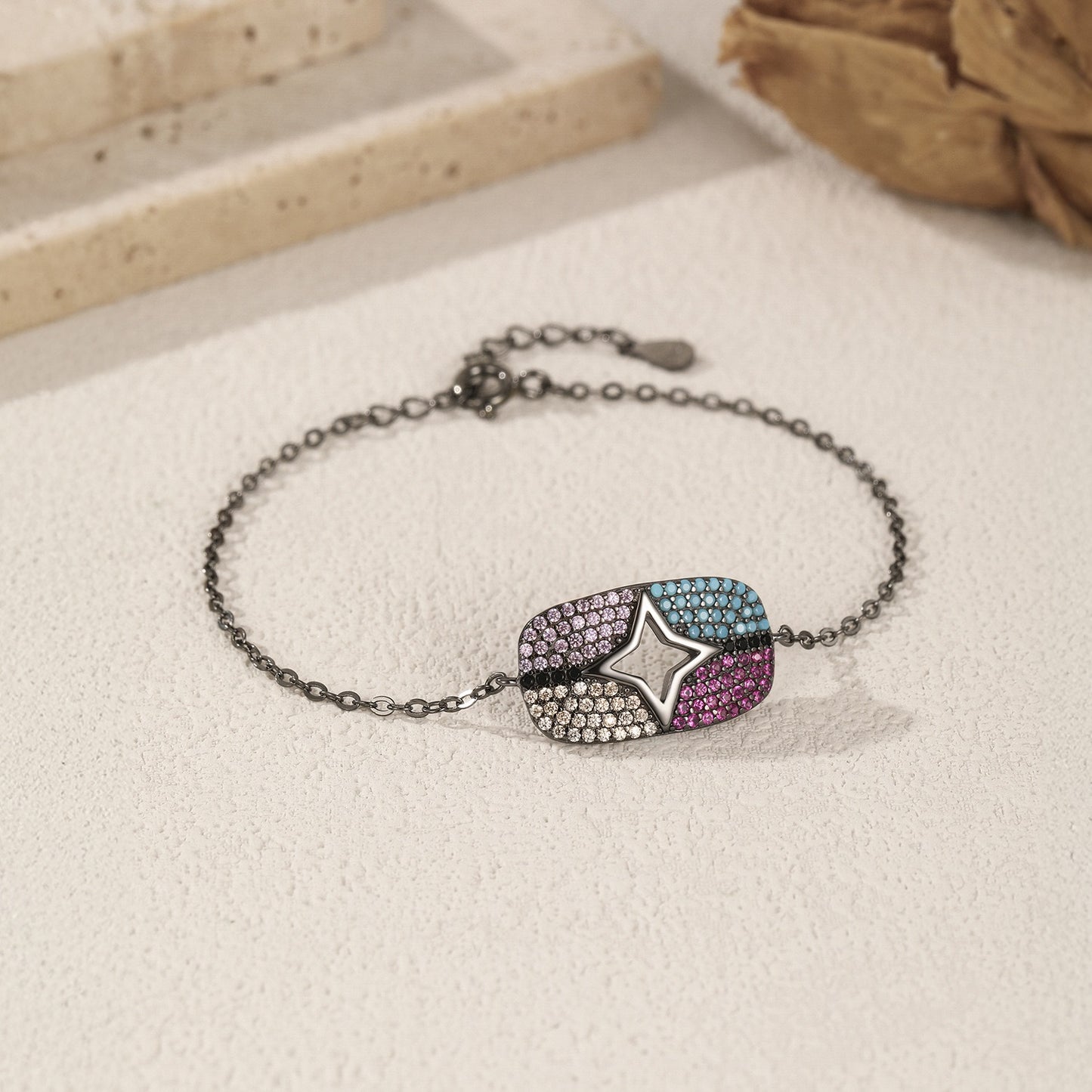 S925 sterling silver elegant cool bracelet