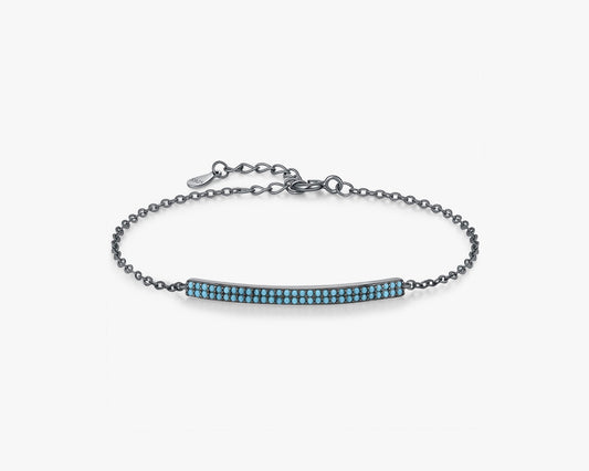 S925 sterling silver retro simple bracelet